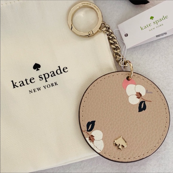 kate spade Accessories - Kate Spade Round Floral Keychain